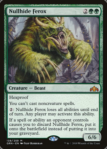 Nullhide Ferox [Guilds of Ravnica]