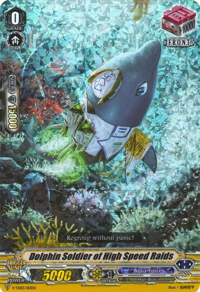 Dolphin Soldier of Higheed Raids (Parallel Foil) (V-TD03/013EN) [Leon Soryu]