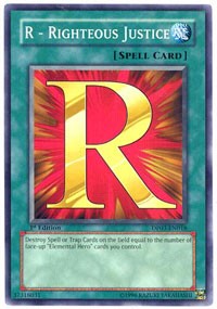 R - Righteous Justice [Duelist Pack 3: Jaden Yuki 2]