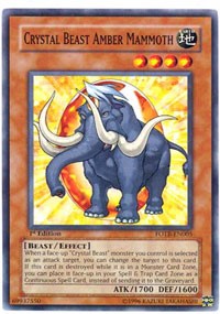 Crystal Beast Amber Mammoth [Force of the Breaker]