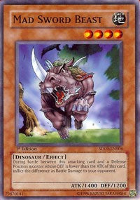 Mad Sword Beast [Structure Deck: Dinosaur's Rage]