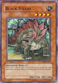 Black Stego [Structure Deck: Dinosaur's Rage]
