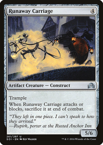 Runaway Carriage [Shadows over Innistrad] - BinderPOS Limited (dev2)