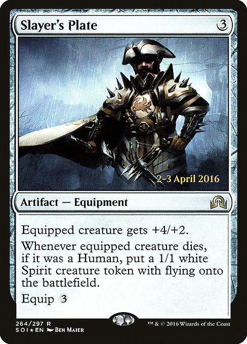 Slayer's Plate [Shadows over Innistrad Promos]