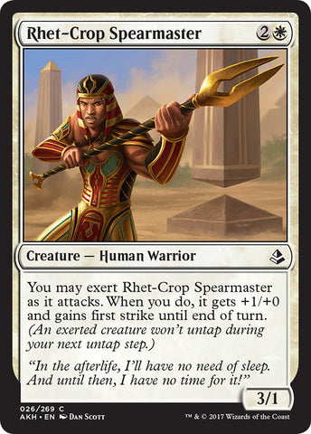 Rhet-Crop Spearmaster [Amonkhet]