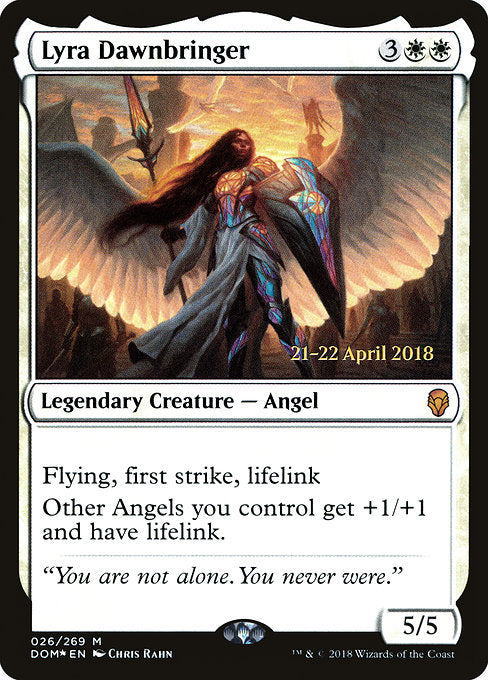 Lyra Dawnbringer [Dominaria Promos]