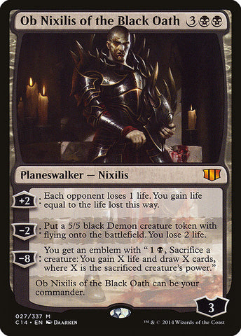 Ob Nixilis of the Black Oath [Commander 2014]