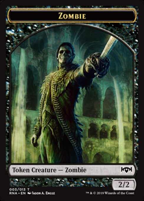 Zombie [Ravnica Allegiance Tokens]