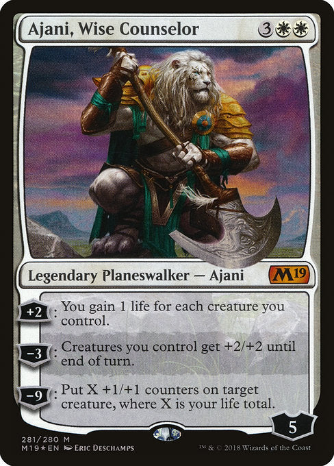 Ajani, Wise Counselor [Core Set 2019]