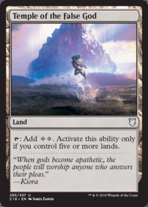 Temple of the False God [Commander 2018]