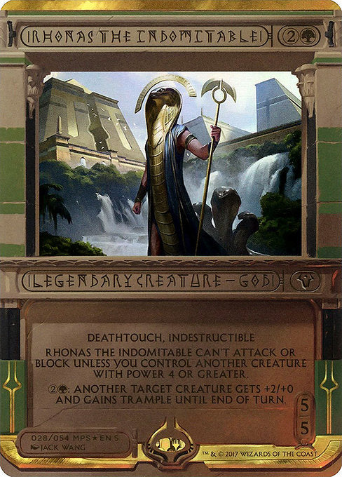 Rhonas the Indomitable [Amonkhet Invocations]