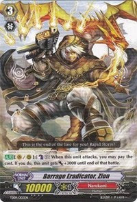 Barrage Eradicator, Zion (TD09/002EN) [Trial Deck 9: Eradicator of the Empire]
