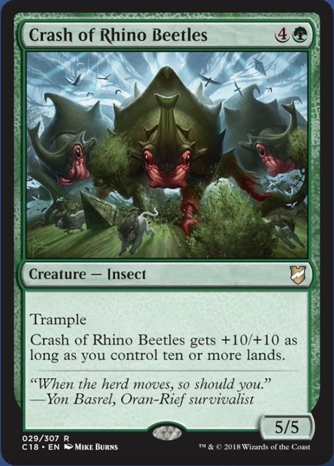 Crash of Rhino Beetles [Commander 2018]