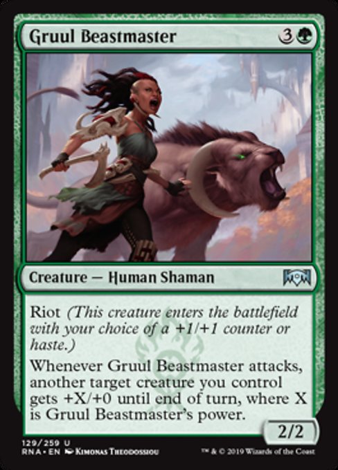 Gruul Beastmaster [Ravnica Allegiance]