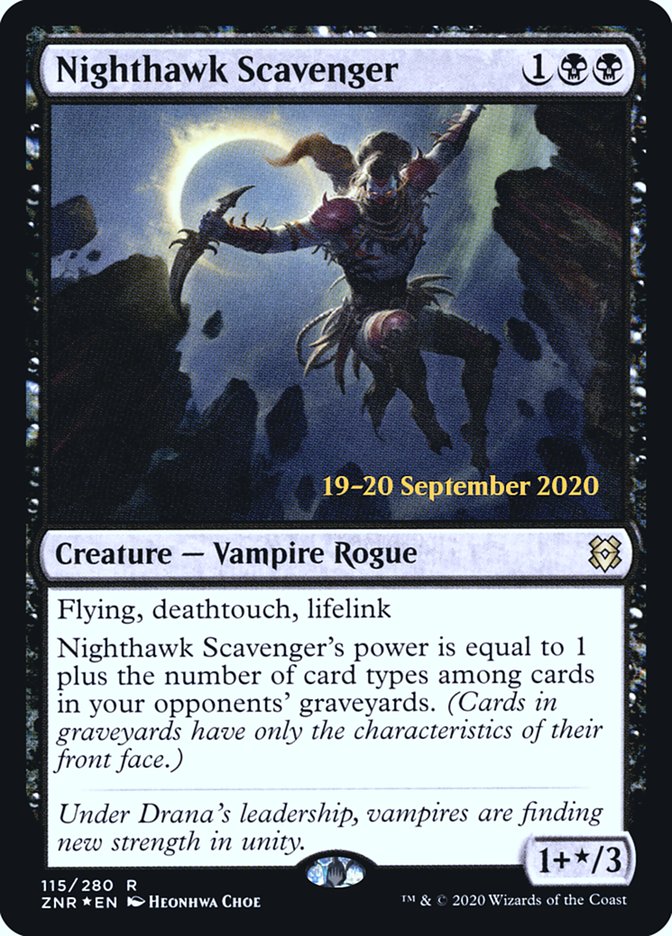Nighthawk Scavenger [Zendikar Rising Promos]