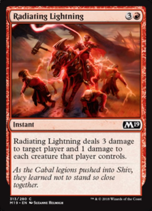 Radiating Lightning [Core Set 2019]