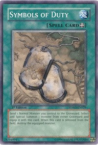 Symbols of Duty [Structure Deck: Warriors' Strike]