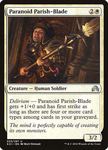 Paranoid Parish-Blade [Shadows over Innistrad] - BinderPOS Limited (dev2)