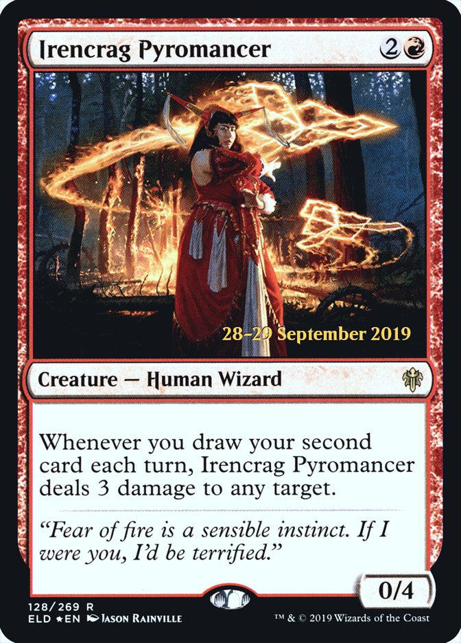 Irencrag Pyromancer [Throne of Eldraine Promos]