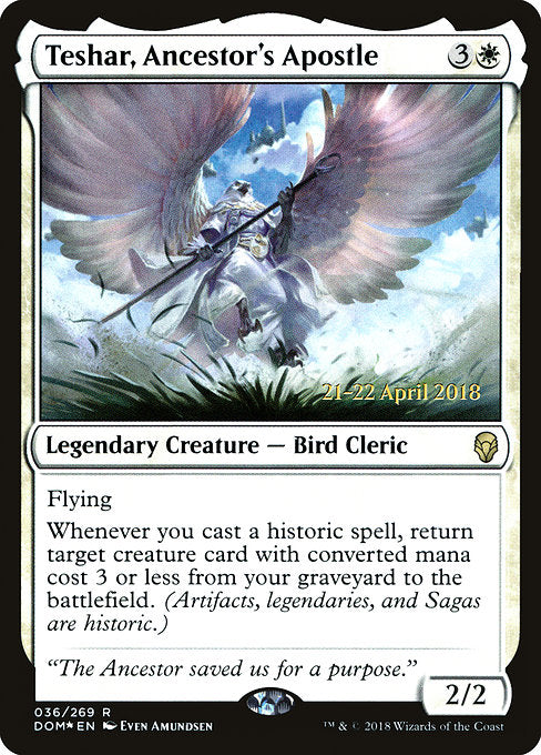 Teshar, Ancestor's Apostle [Dominaria Promos]