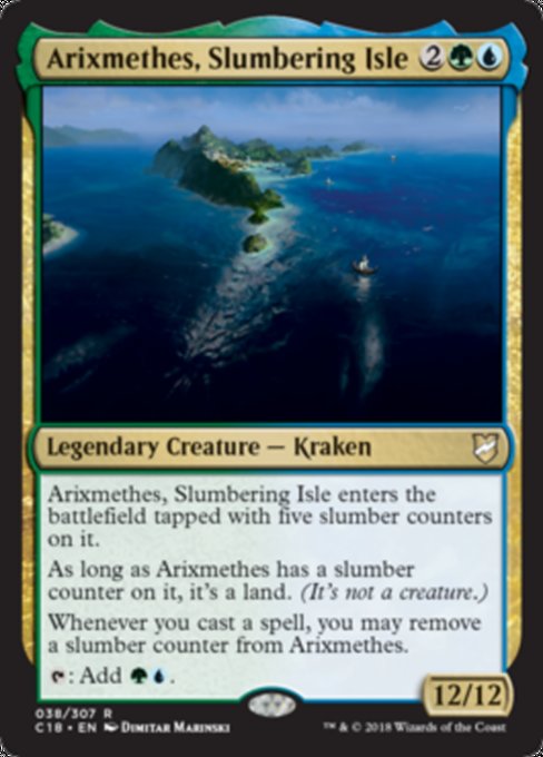 Arixmethes, Slumbering Isle [Commander 2018]