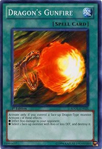 Dragon's Gunfire [Structure Deck: Dragunity Legion]