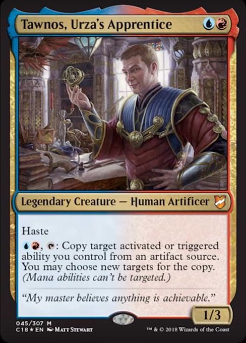 Tawnos, Urza's Apprentice [Commander 2018]