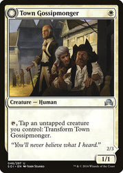 Town Gossipmonger // Incited Rabble [Shadows over Innistrad]