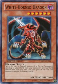 White-Horned Dragon [Gold Series 4: Pyramids Edition]