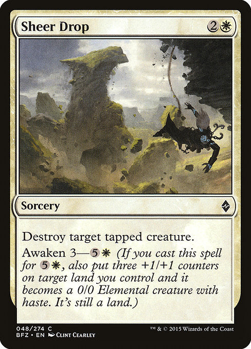 Sheer Drop [Battle for Zendikar] - BinderPOS Limited (dev2)