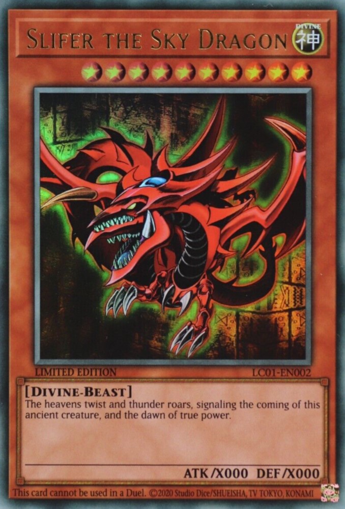 Slifer the Sky Dragon [LC01-EN002] Ultra Rare