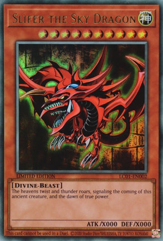 Slifer the Sky Dragon [LC01-EN002] Ultra Rare