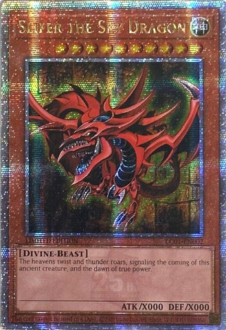 Slifer the Sky Dragon [LC01-EN002] Quarter Century Secret Rare