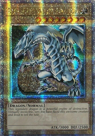 Blue-Eyes White Dragon [LC01-EN004] Quarter Century Secret Rare