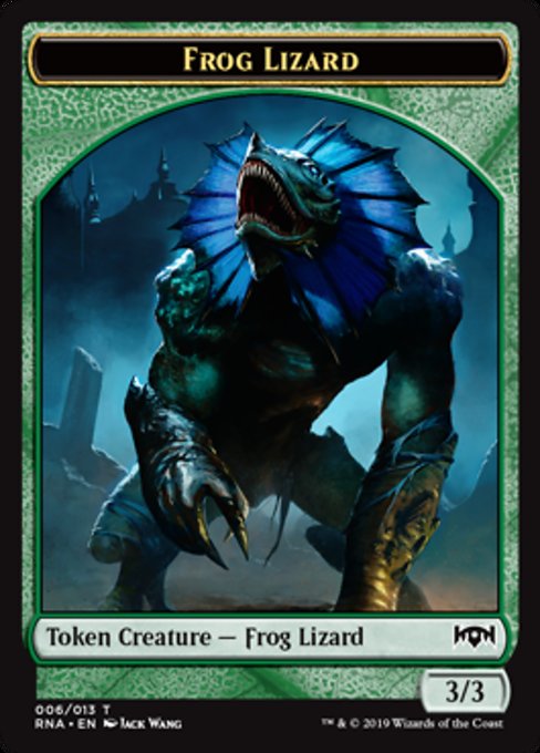 Frog Lizard [Ravnica Allegiance Tokens]