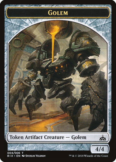 Golem [Rivals of Ixalan Tokens]