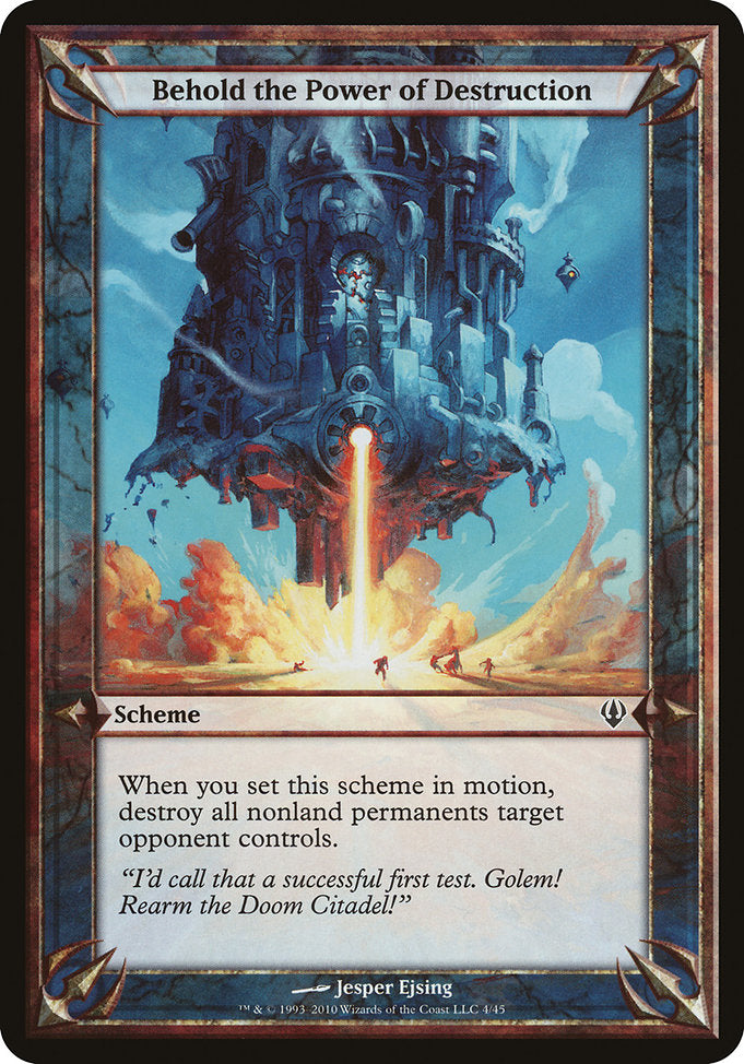 Behold the Power of Destruction [Archenemy]