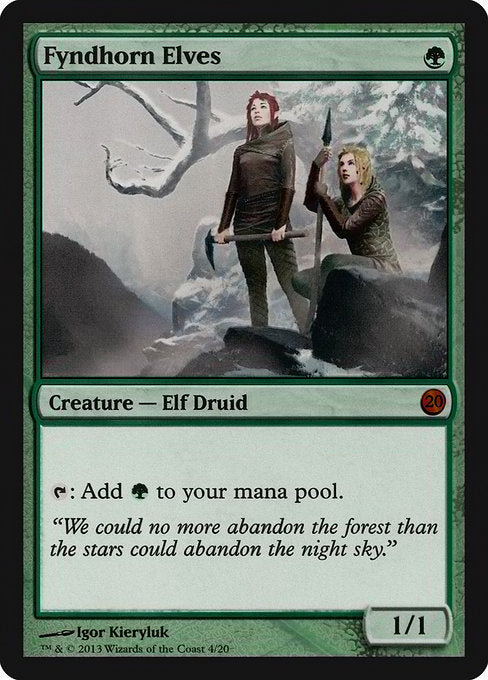 Fyndhorn Elves [From the Vault: Twenty]