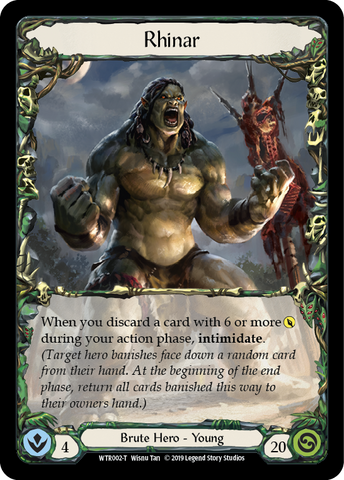 Rhinar [WTR002-T] (Welcome to Rathe)  Alpha Print Normal