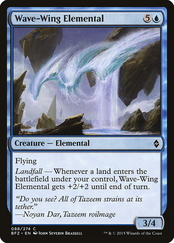 Wave-Wing Elemental [Battle for Zendikar] - BinderPOS Limited (dev2)