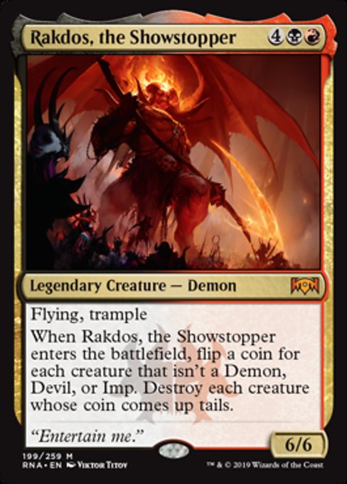 Rakdos, the Showstopper [Ravnica Allegiance]