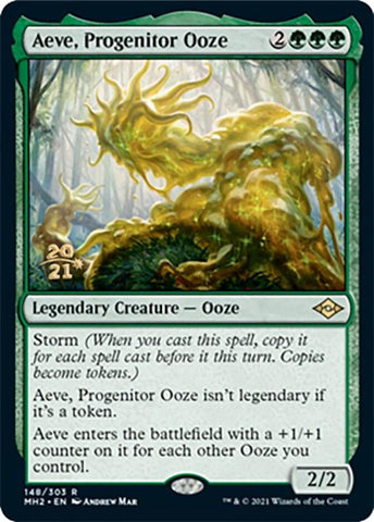Aeve, Progenitor Ooze (Prerelease) [Modern Horizons 2 Prerelease Promos]