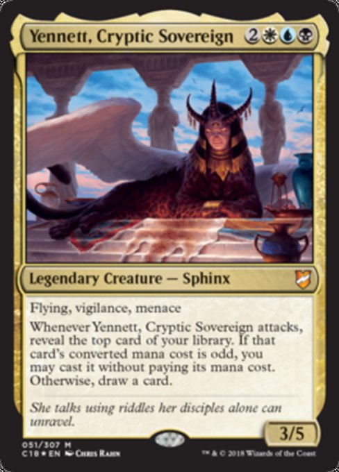 Yennett, Cryptic Sovereign [Commander 2018]