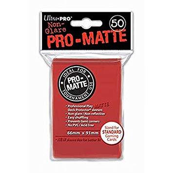 Ultra Pro: Deck Protector Sleeves - Standard Red (50ct)