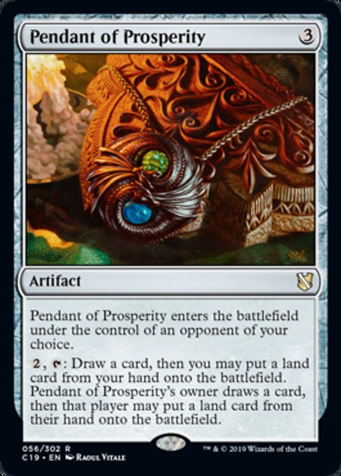 Pendant of Prosperity [Commander 2019]