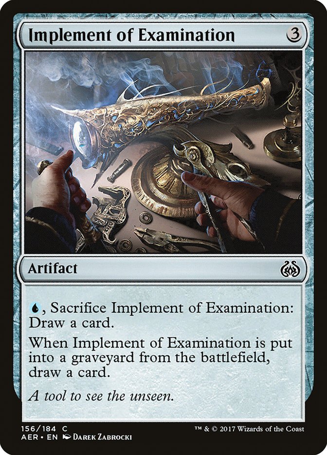 Implement of Examination [Aether Revolt] - BinderPOS Limited (dev2)