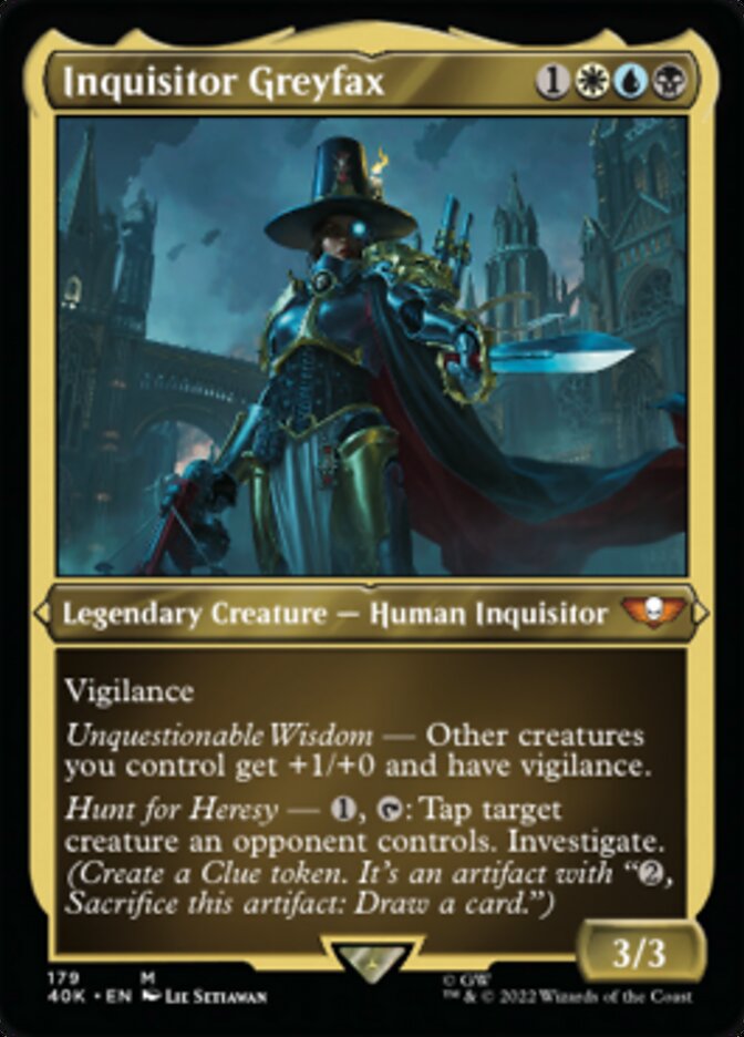 Inquisitor Greyfax (Display Commander) [Universes Beyond: Warhammer 40,000]