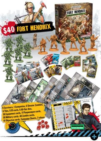 Picture of Zombicide 2nd Edition: Fort Hendrix