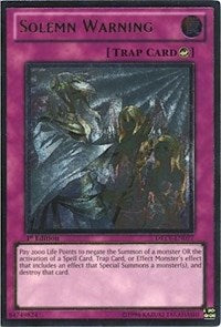 Solemn Warning (UTR) [Duelist Revolution]