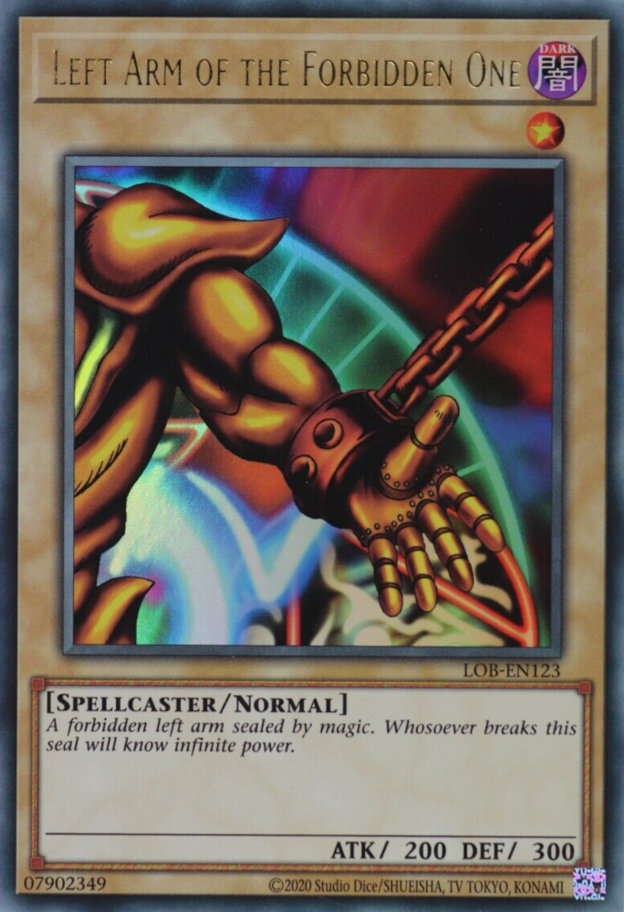 Left Arm of the Forbidden One [LOB-EN123] Ultra Rare